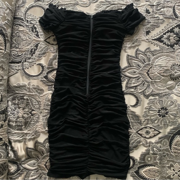 Windsor Rushed Mesh Mini Dress - Picture 2 of 11